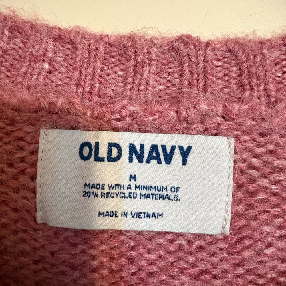 Old Navy Women's Rose Knit Sweater - Picture 2 of 4